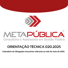 Imagem da notícia ORIENTAÇÃO TÉCNICA Nº 020.2025